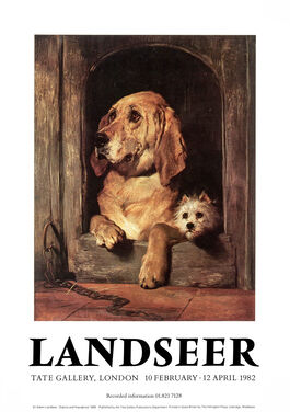 Landseer exhibtion poster